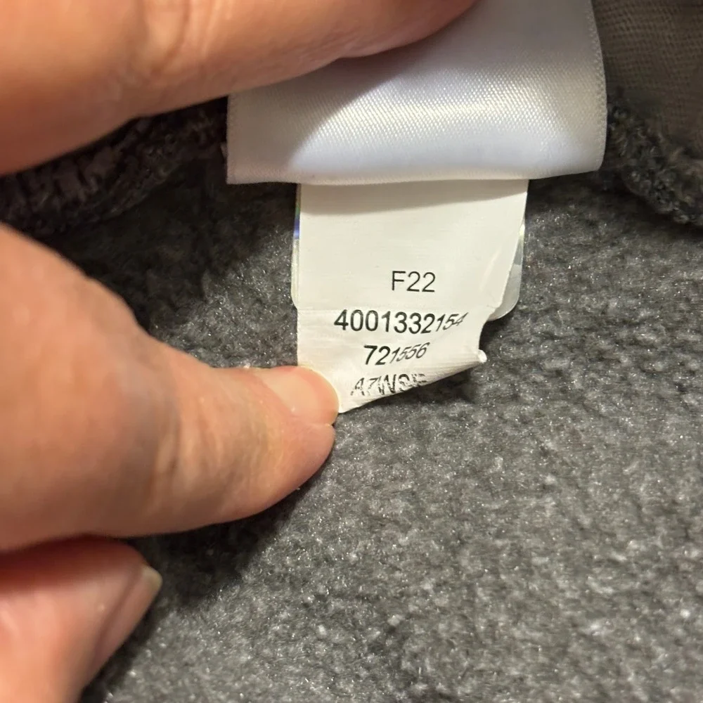 The North Face Mens Large Gray Fleece Joggers Sweatpants Drawstring F22 721556